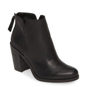 BP Jett Leather Ankle Boot - Size 8 - BLACK